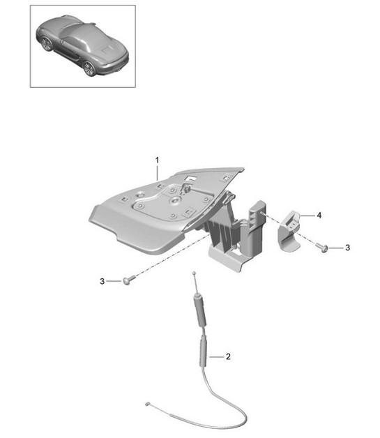 Diagram 811-050 Porsche 997 (911) MK2 2009-2012 Body