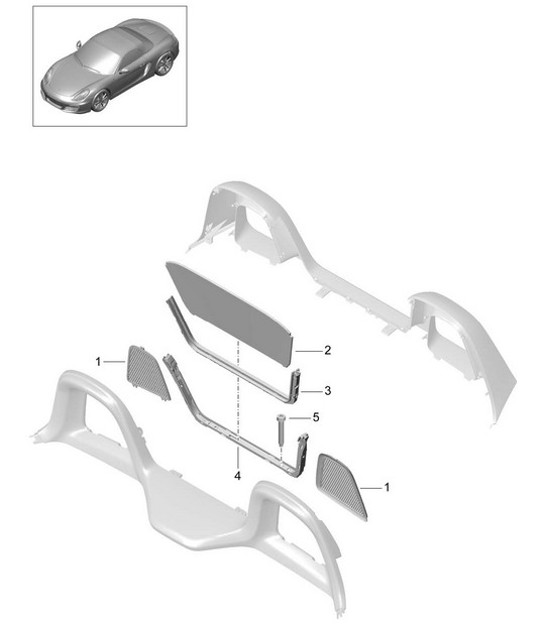 Diagram 811-055 Porsche Panamera Turbo V8 4.8L Body