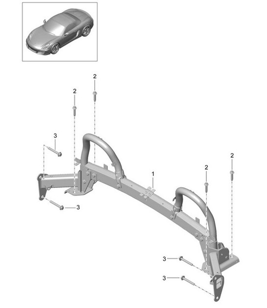 Diagram 812-005 Porsche 991 (911) MK1 2012-2016 Body