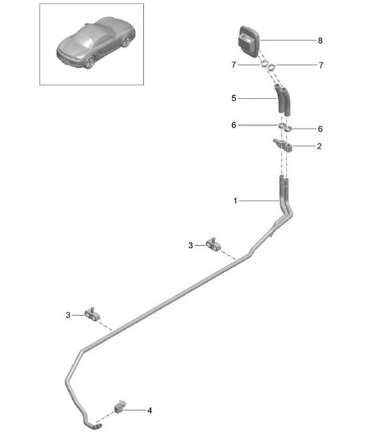 Diagram 813-000 Porsche Boxster 986/987/981 (1997-2016) Body