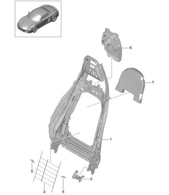 Diagram 817-006 Porsche 991 (911) MK1 2012-2016 Body