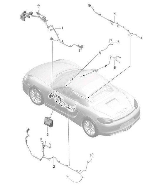 Diagram 902-015 Porsche Cayenne Turbo E-Hybrid Coupe with GT Package V8 4.0 739Hp 