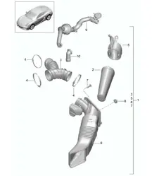 Air filter 981C Cayman / Cayman S 2014-16