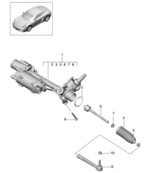 Steering gear / Steering parts 981C Cayman / Cayman S 2014-16 Steering gear / Steering parts 981C Cayman / Cayman S 2014-16