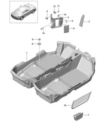 Flooring 981C Cayman / Cayman S 2014-16