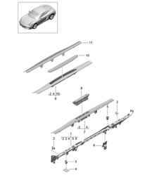 装饰 / 门槛 981C Cayman / Cayman S 2014-16