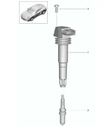 Ontstekingssysteem 981C Cayman / Cayman S 2014-16