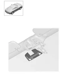 Consola/Techo 981C Cayman / Cayman S 2014-16