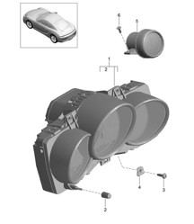Instruments / Stopwatch 981C Cayman / Cayman S 2014-16
