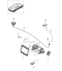 准备/导航系统 日本 (PR:675) 981C Cayman / Cayman S 2014-16