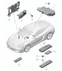 Amplificateurs / Téléphone 981C Cayman / Cayman S 2014-16