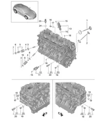 Cylinder head / Accessories / Valves 981.SP Boxster Spyder 2016