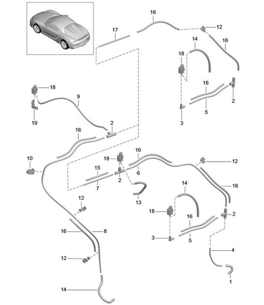 Diagram 107-015 Porsche Taycan Turbo S 