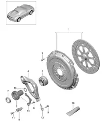 Coupling (Model: G8120) 981.SP Boxster Spyder 2016