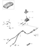 Hand Lever System, Pedal Cluster  Boxster 986/987/981 (1997-2016)