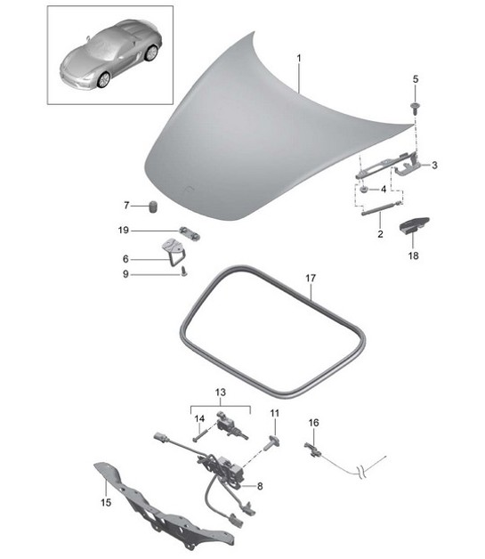 Diagram 803-000 Porsche Taycan (9J1) MK2 2024>> 