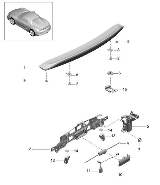Diagram 803-007 Porsche Cayenne 3.2L V6 2003>> Body