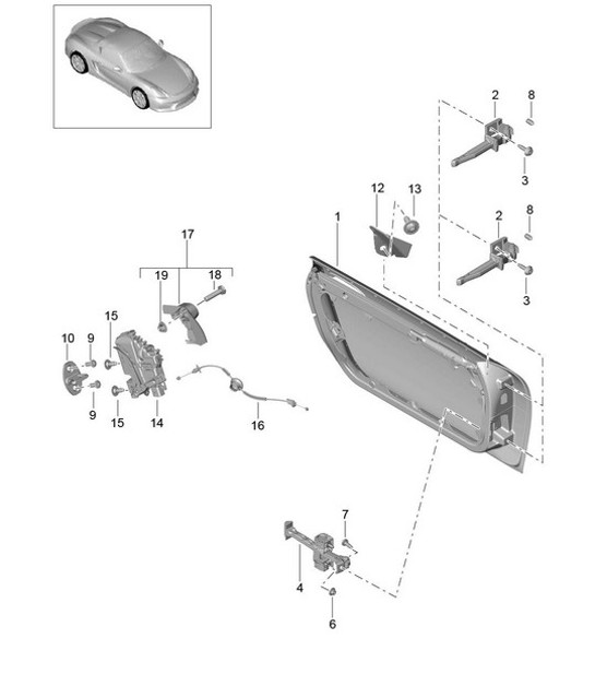 Diagram 804-000 Porsche 卡宴 Turbo V8 4.0L 汽油 550Hp 
