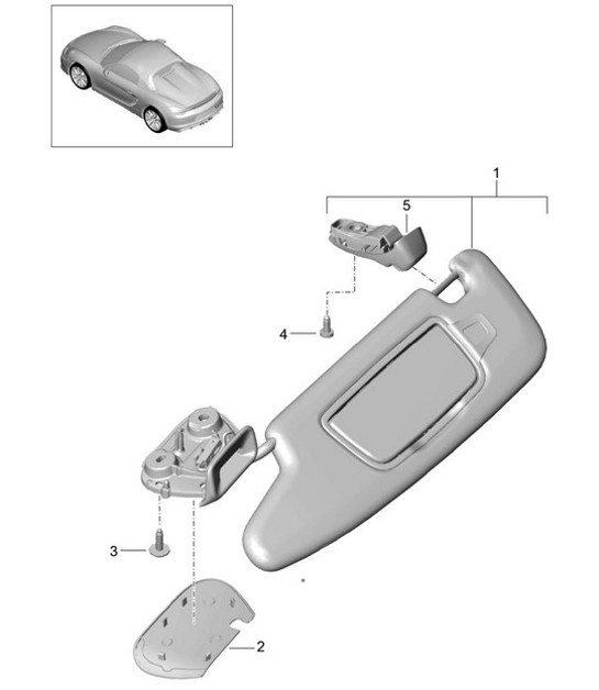 Diagram 807-067 Porsche 964 (911) (1989-1994) Carrozzeria