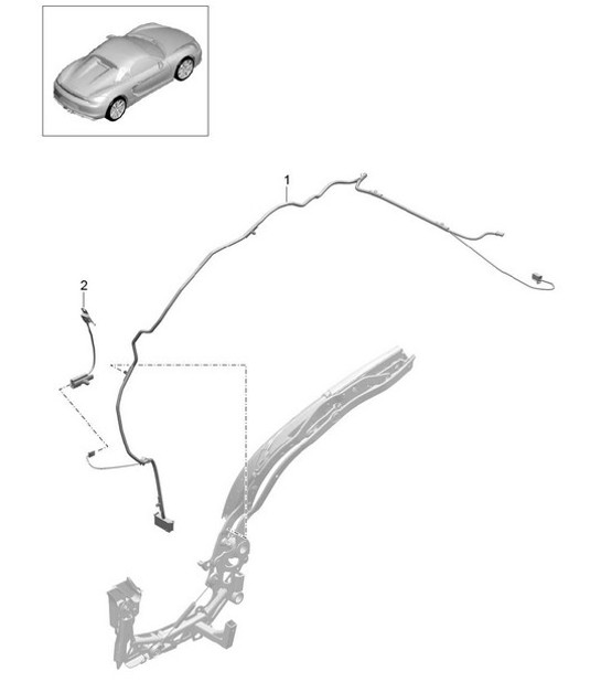 Diagram 811-020 Porsche Cayenne 92A (958) 2010-2017 Body