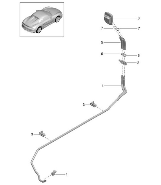 Diagram 813-000 Porsche Cayenne 9PA (955) 2003-2006 Body