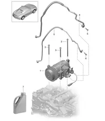 Compressor / Air conditioning 981.SP Boxster Spyder 2016