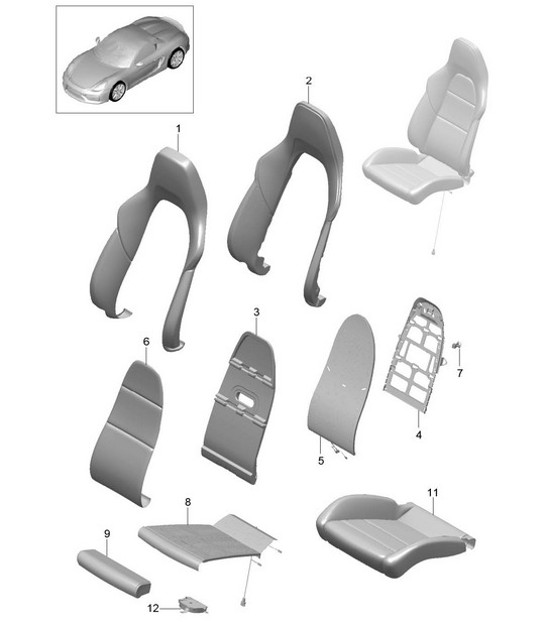 Diagram 817-017 Porsche 928 (1978-1995) 