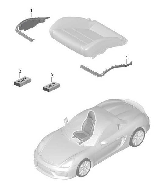 Diagram 817-024 Porsche Cayenne 9PA (955) 2003-2006 Body