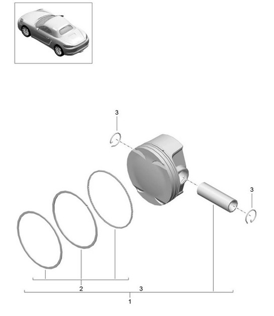 Diagram 102-005 Porsche 911 & 912 (1965-1989) Engine