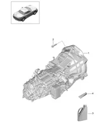 Cambio manuale/trasmissione sostitutiva (modello: G8200,G8220) - manuale a 6 marce - 718 (982) Boxster 2017>>