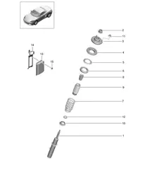 Suspensión / Amortiguador 718 (982) Boxster 2017>>