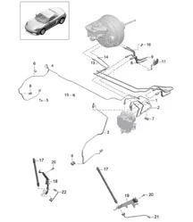 Tubi freno / Avantreno 718 (982) Boxster 2017>>