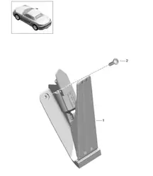 Pedals throttle control 718 (982) Boxster 2017>>