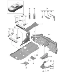 Pavimento centrale 718 (982) Boxster 2017>>