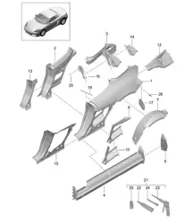 Parte laterale 718 (982) Boxster 2017>>