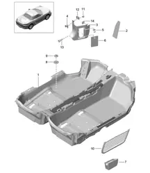 Bodenbelag 718 (982) Boxster 2016>>