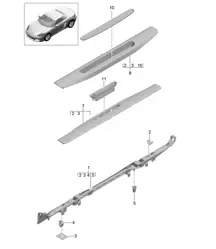 Verkleidung / Schweller – innen – 718 (982) Boxster 2017>>