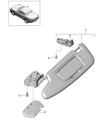 Pare-soleil 718 (982) Boxster 2017&gt;&gt;