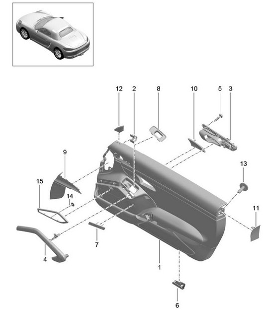 Diagram 808-050 Porsche Boxster 718 (982) 2017>> Body