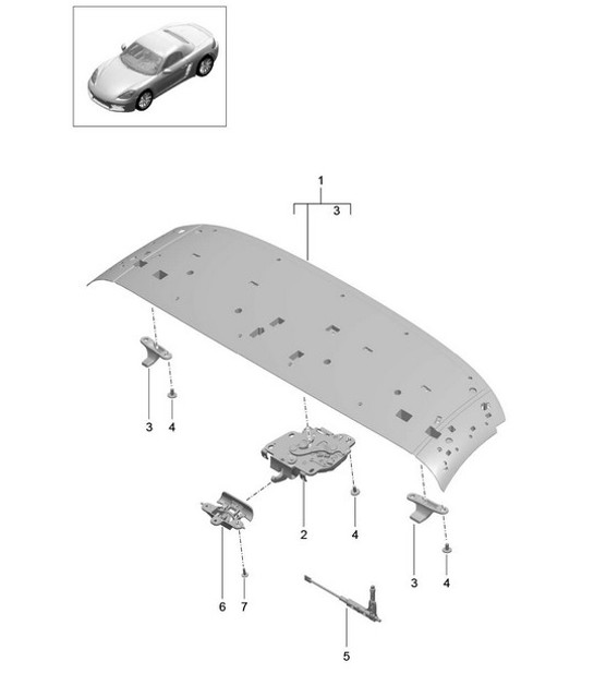 Diagram 811-005 Porsche Panamera S V8 4.8L Body
