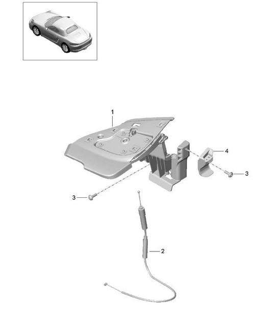 Diagram 811-050 Porsche 996 C4S 3.6L 09/01-2005 Body