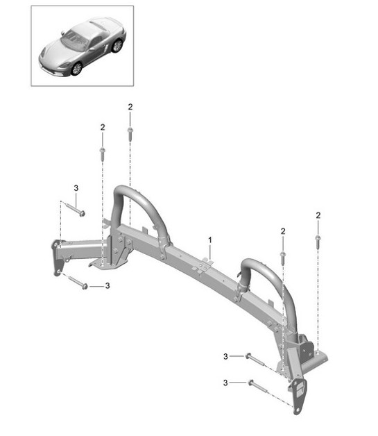 Diagram 812-005 Porsche Cayenne 92A (958) 2010-2017 Body