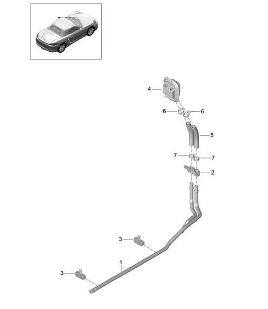 Diagram 813-000 Porsche Cayenne Turbo E-Hybrid Coupe V8 4.0L 739Hp 