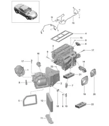 Air conditioner and Individual parts 718 (982) Boxster 2017>>