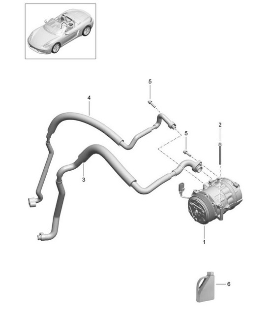 Diagram 813-040 Porsche Macan Turbo 2.9L V6 440Bhp 