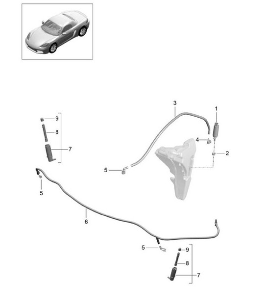 Diagram 904-020 Porsche Cayenne Turbo 4.5L 2003>> Electrical equipment
