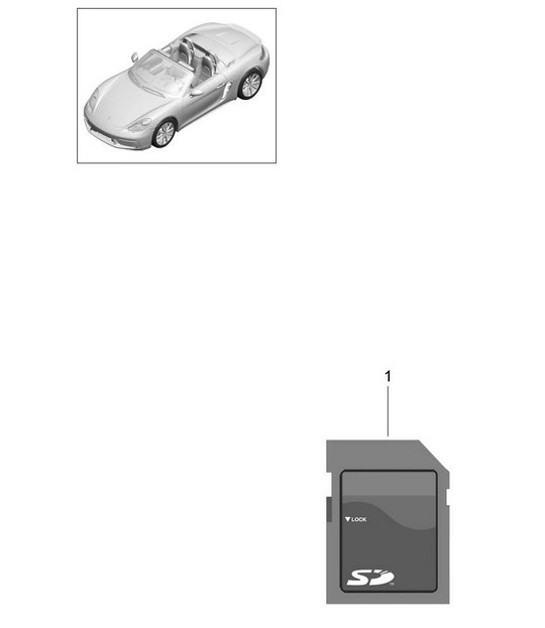 Diagram 911-001 Porsche 997 (911) MK1 2005-2008 Electrical equipment