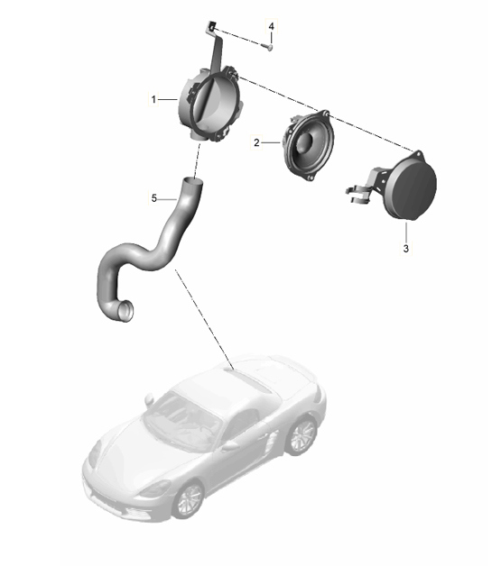 Diagram 911-020 Porsche 992 (911) 2019>> Équipement électrique