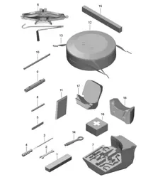 Tool jack 718C (982C) Cayman 2017>>
