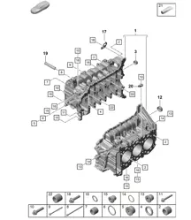 Crankcase housing 718C (982C) Cayman 2017>>